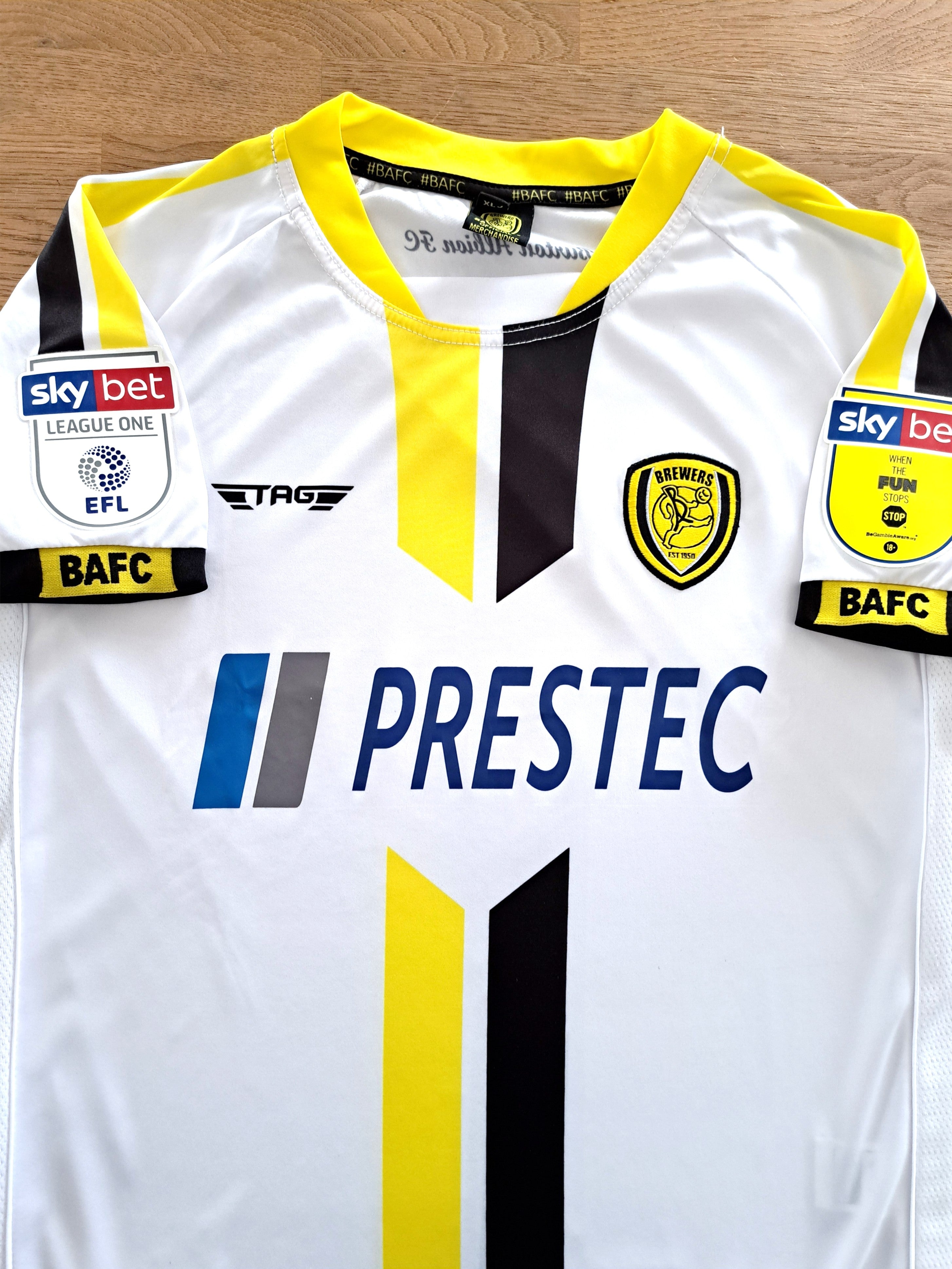 2018/19 Burton Albion Away League One Football Shirt