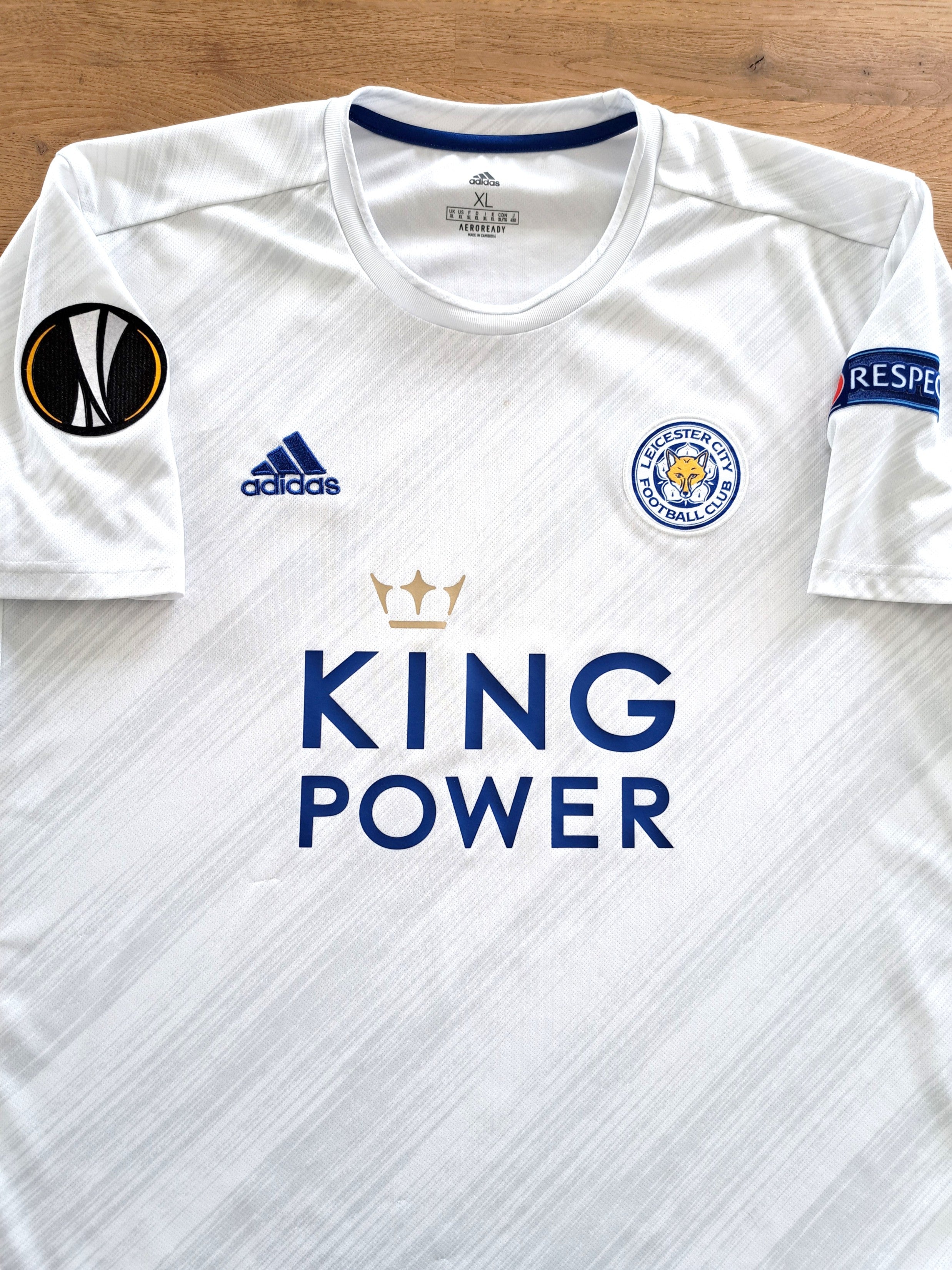 2020/21 Leicester City Away Europa League Football Shirt