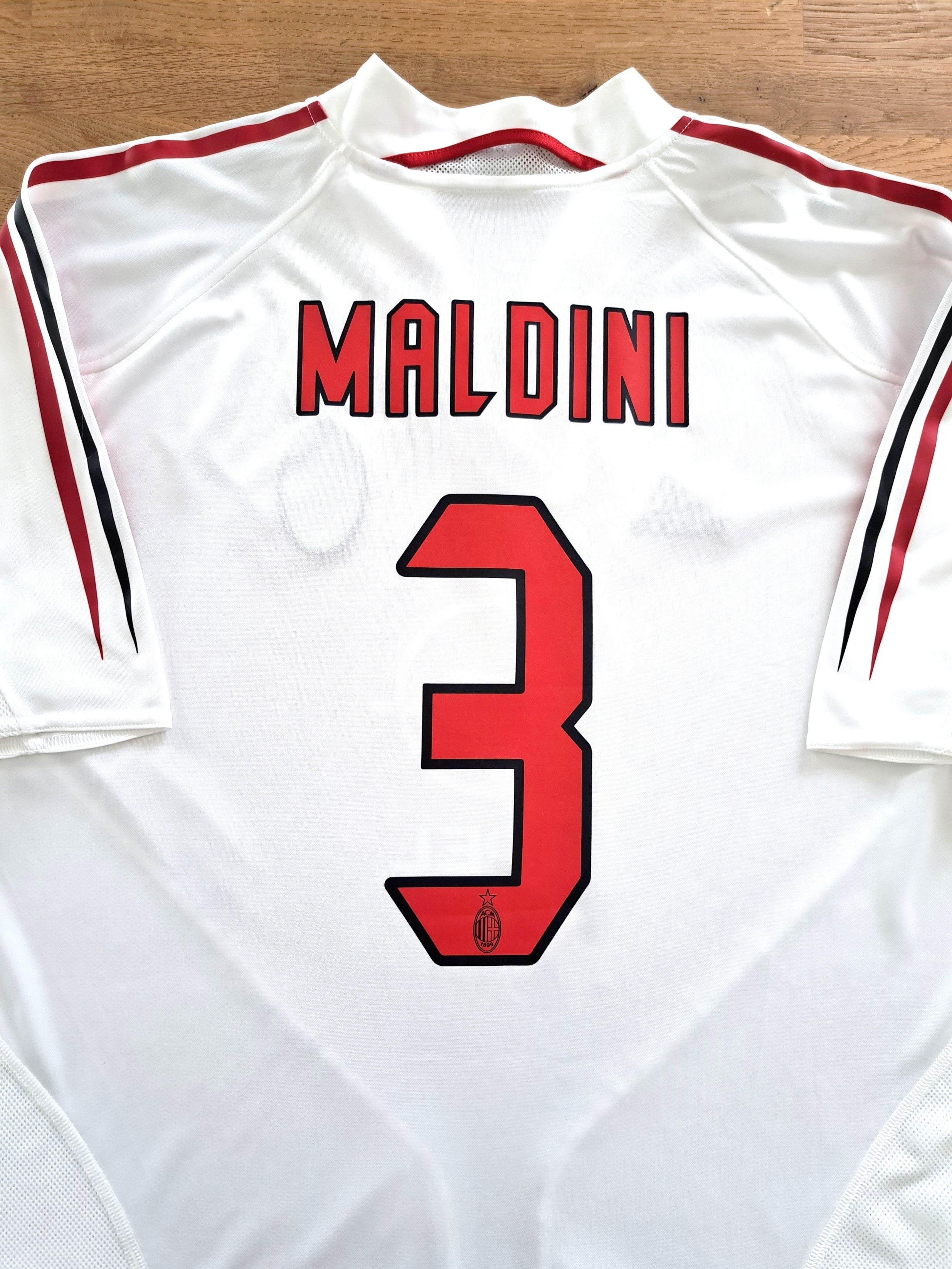 2004/05 AC Milan Away Shirt Maldini #3 (XL)