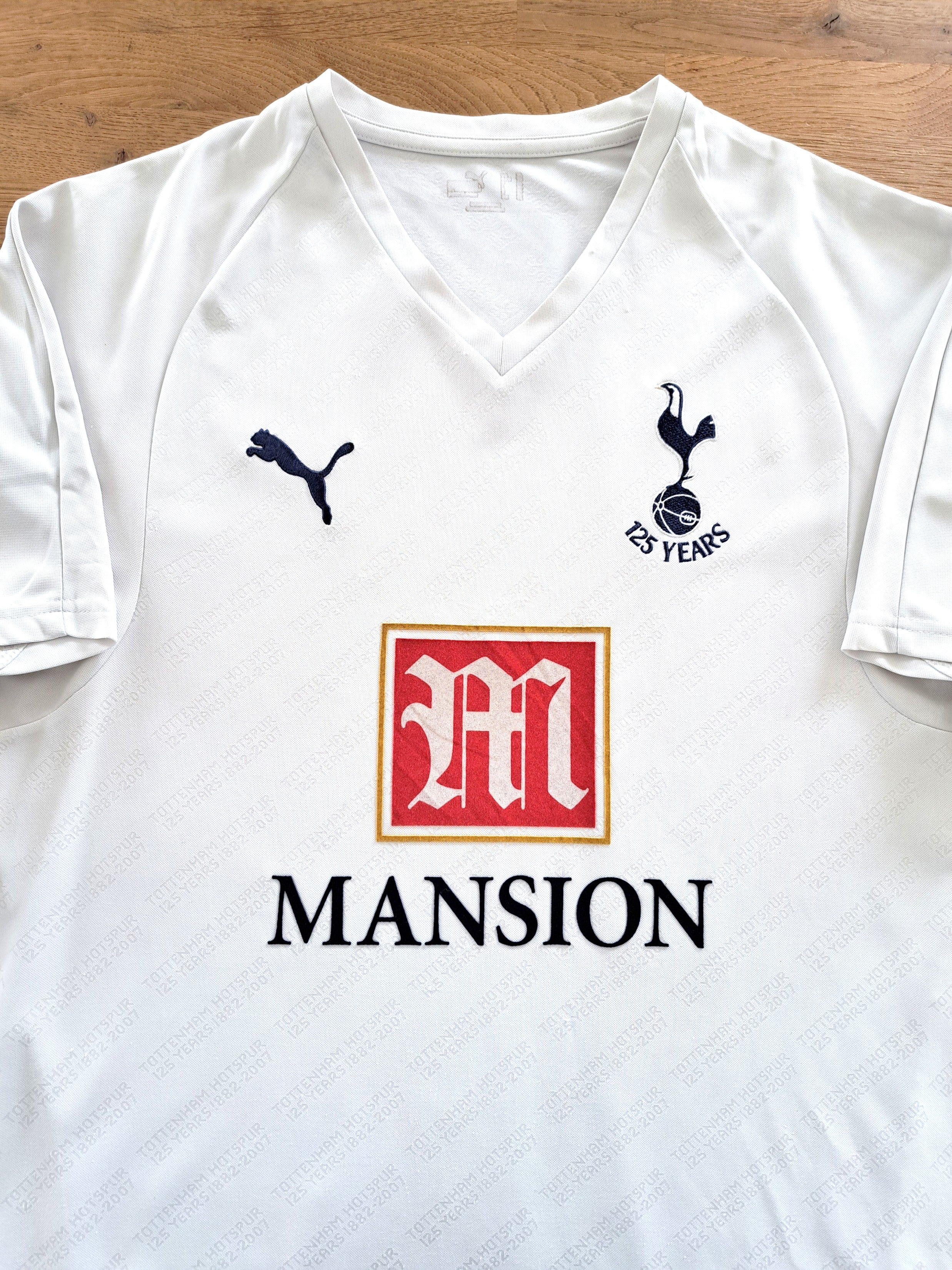 2007/08 Tottenham Home '125 Years' Football Shirt