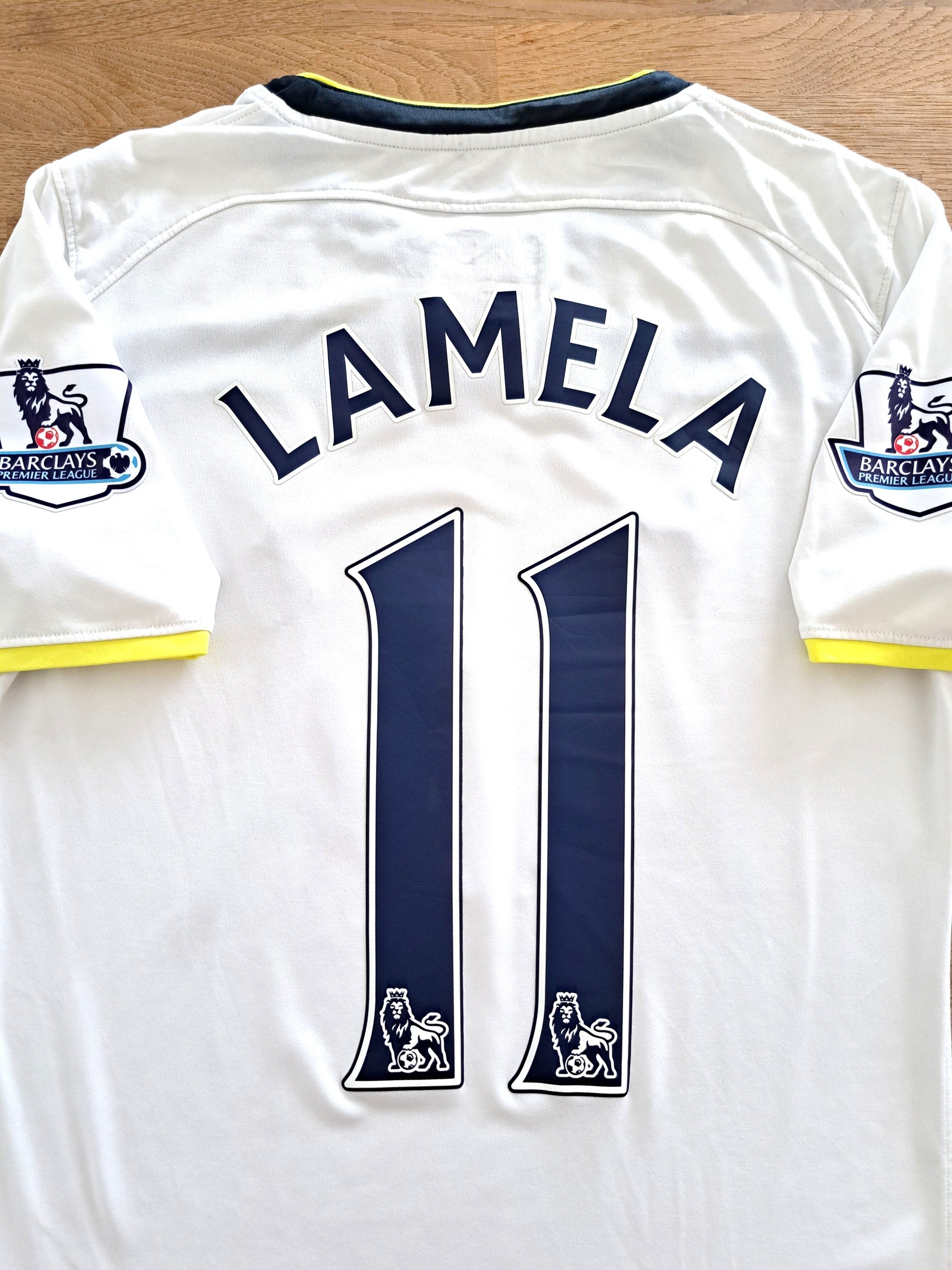2014/15 Tottenham Home Premier League Football Shirt Lamela #11