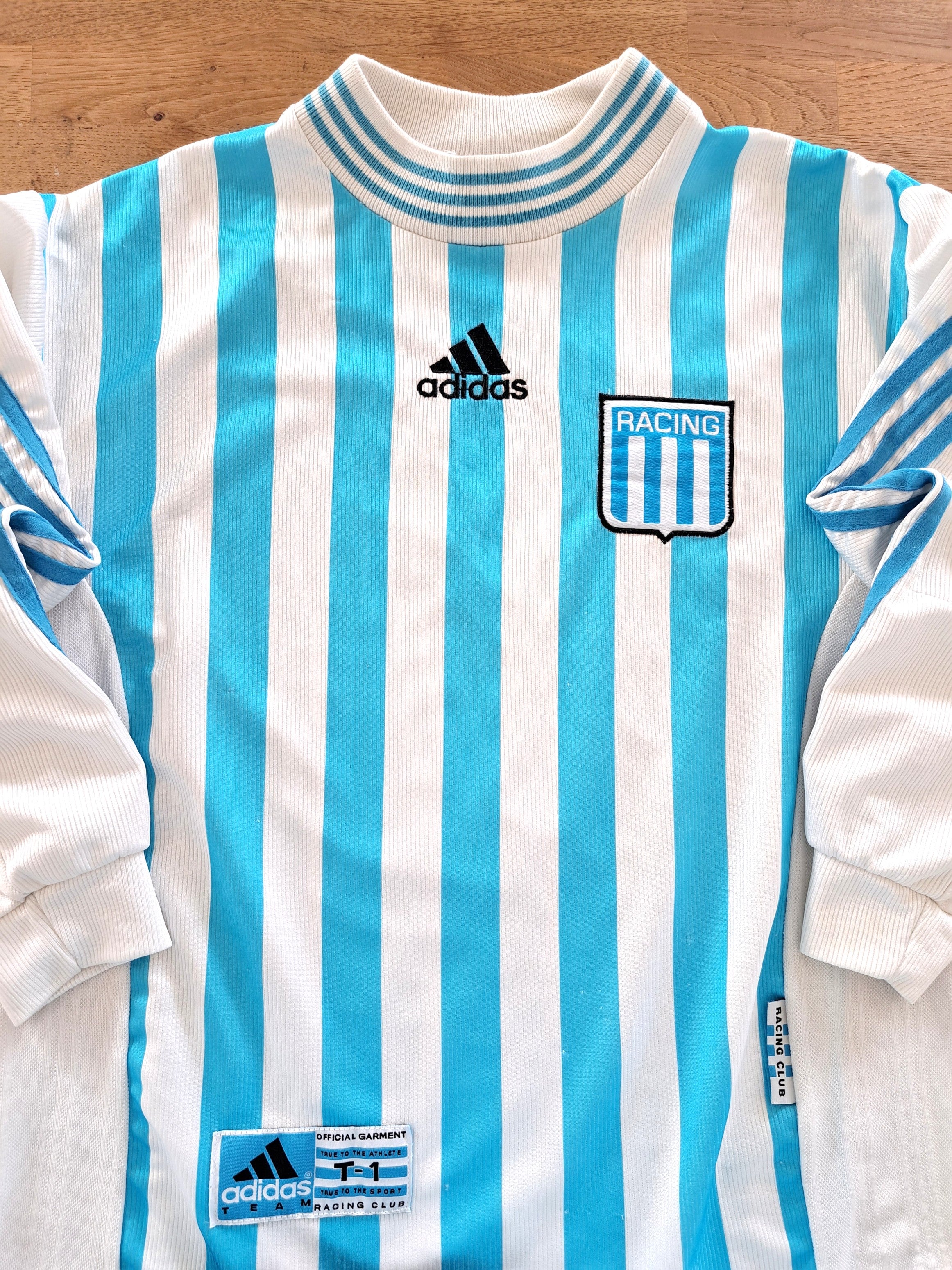 1998/99 Racing Club Home Long Sleeve Football Shirt