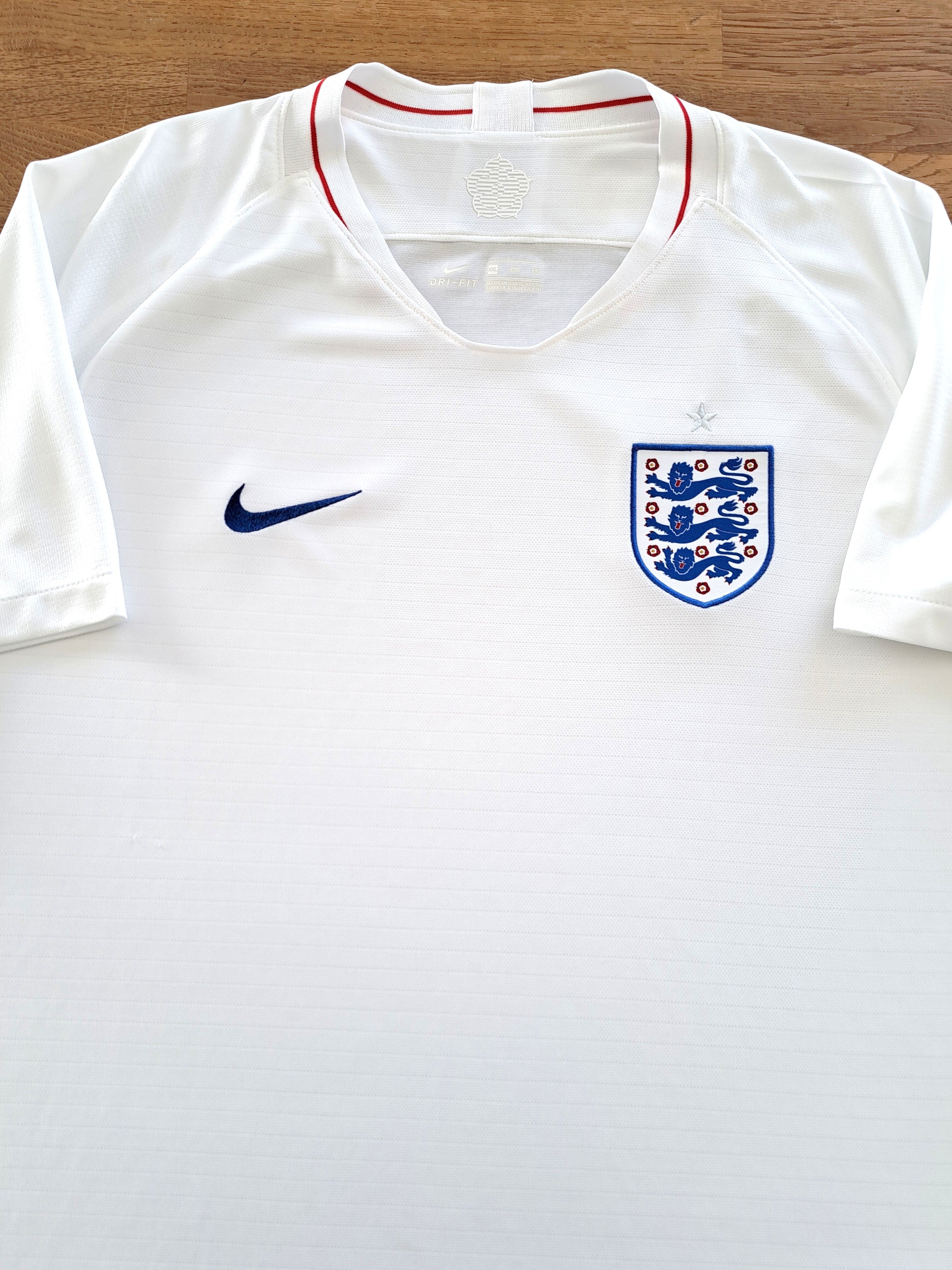 2018/19 England Home Football Shirt