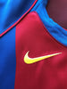 2004/05 Barcelona Home La Liga Football Shirt (B)