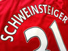 2015/16 Man Utd Home Premier League Football Shirt Schweinsteiger #31 (M)