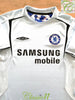 2005/06 Chelsea Away Premier League Football Shirt Essien #5 (S)