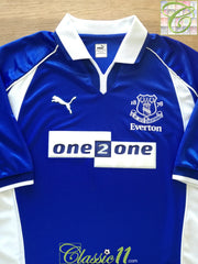 2000/01 Everton Home Football Shirt
