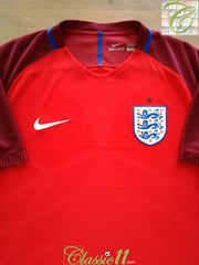 2016/17 England Away Authentic Football Shirt