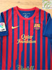2011/12 Barcelona Home La Liga Football Shirt A.Iniesta #8 (S)