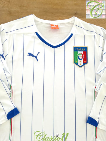 2014/15 Italy Away Long Sleeve Football Shirt