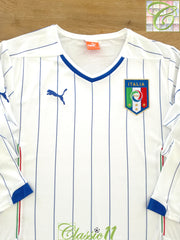 2014/15 Italy Away Long Sleeve Football Shirt
