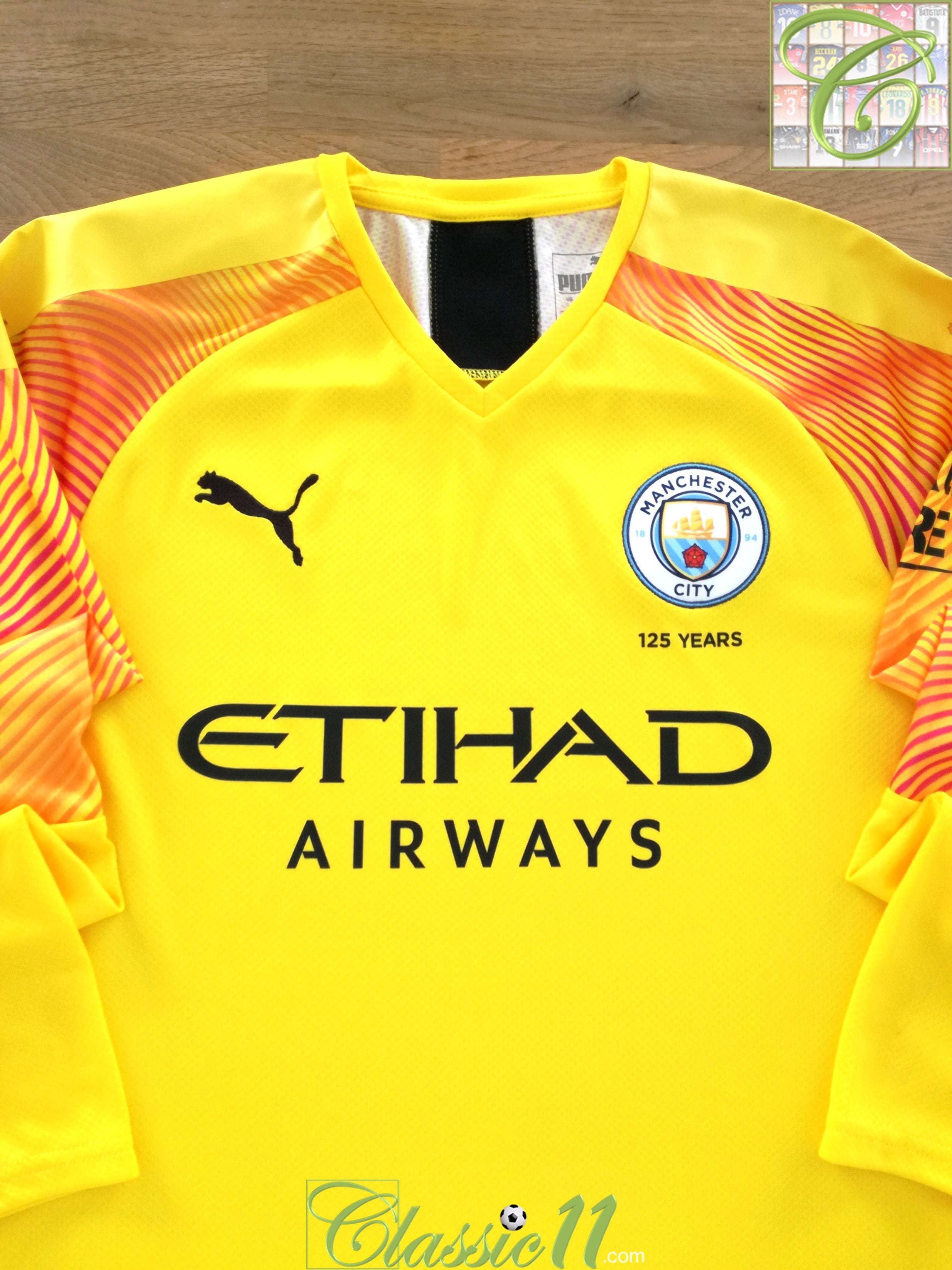 2019/20 Man City Goalkeeper '125 Years' Football Shirt