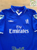 2001/02 Chelsea Home Premier League Football Shirt Zola #25 (XL)
