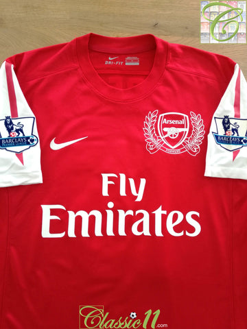 2011/12 Arsenal Home Premier League Football Shirt