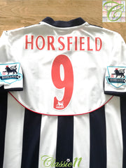 2004/05 West Bromwich Albion Home Premier League Football Shirt Horsfield #9 (S)