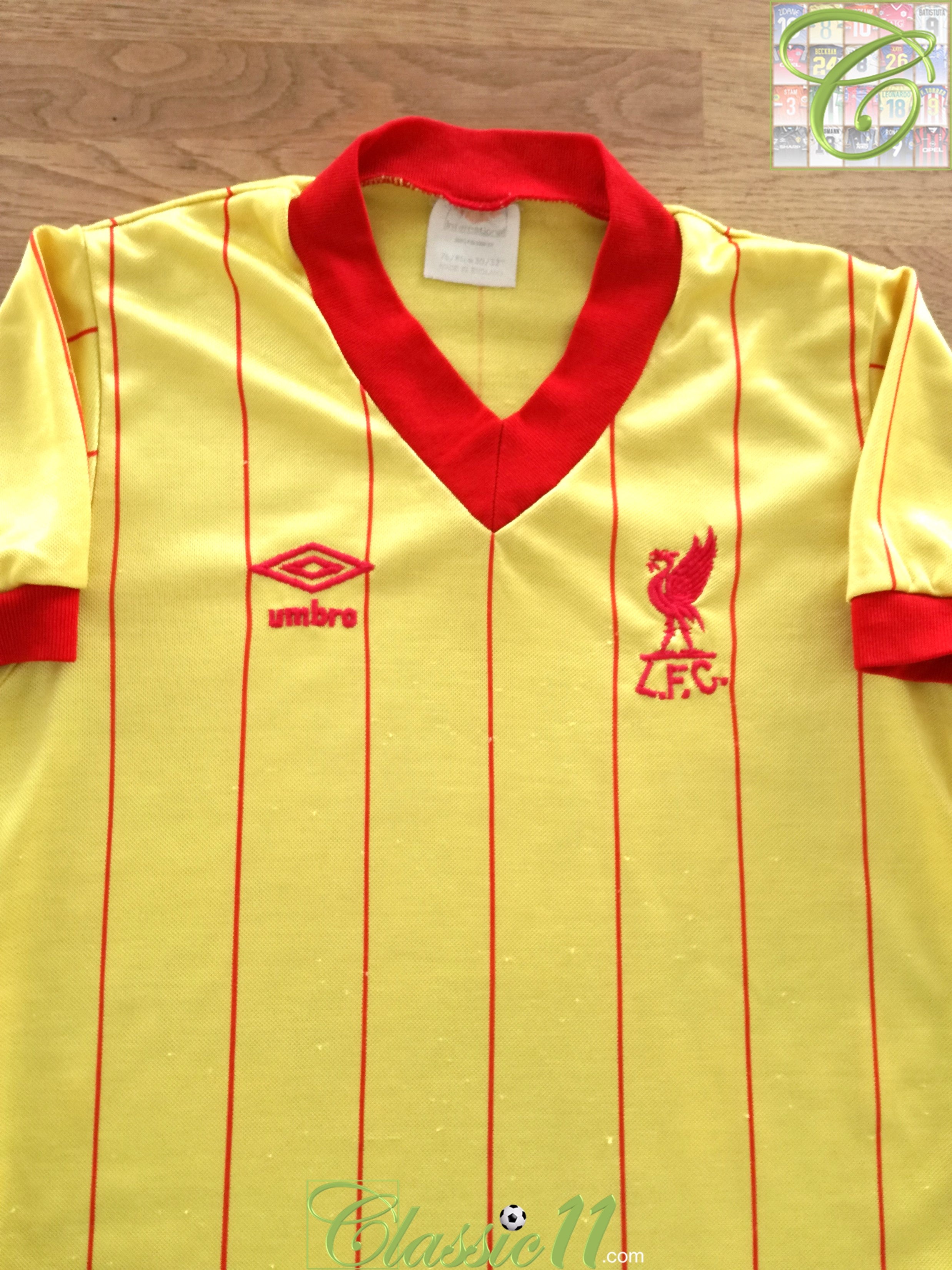 1981/82 Liverpool Away Football Shirt (Kids)