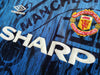 1992/93 Man Utd Away Football Shirt (L)