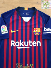 2018/19 Barcelona Home La Liga Football Shirt