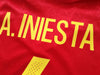 2015/16 Spain Home Football Shirt A. Iniesta #6 (S)