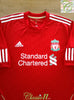 2010/11 Liverpool Home Premier League Football Shirt Gerrard #8 (M)