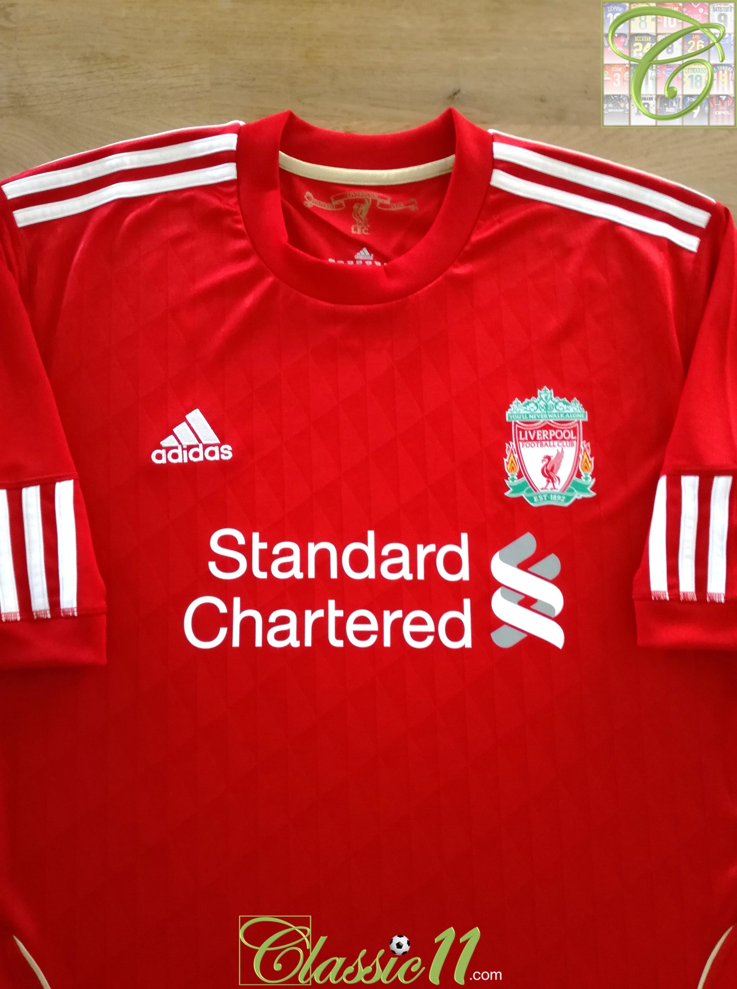 2010/11 Liverpool Home Football Shirt
