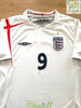 2005/06 England Home Football Shirt Rooney #9 (3XL)