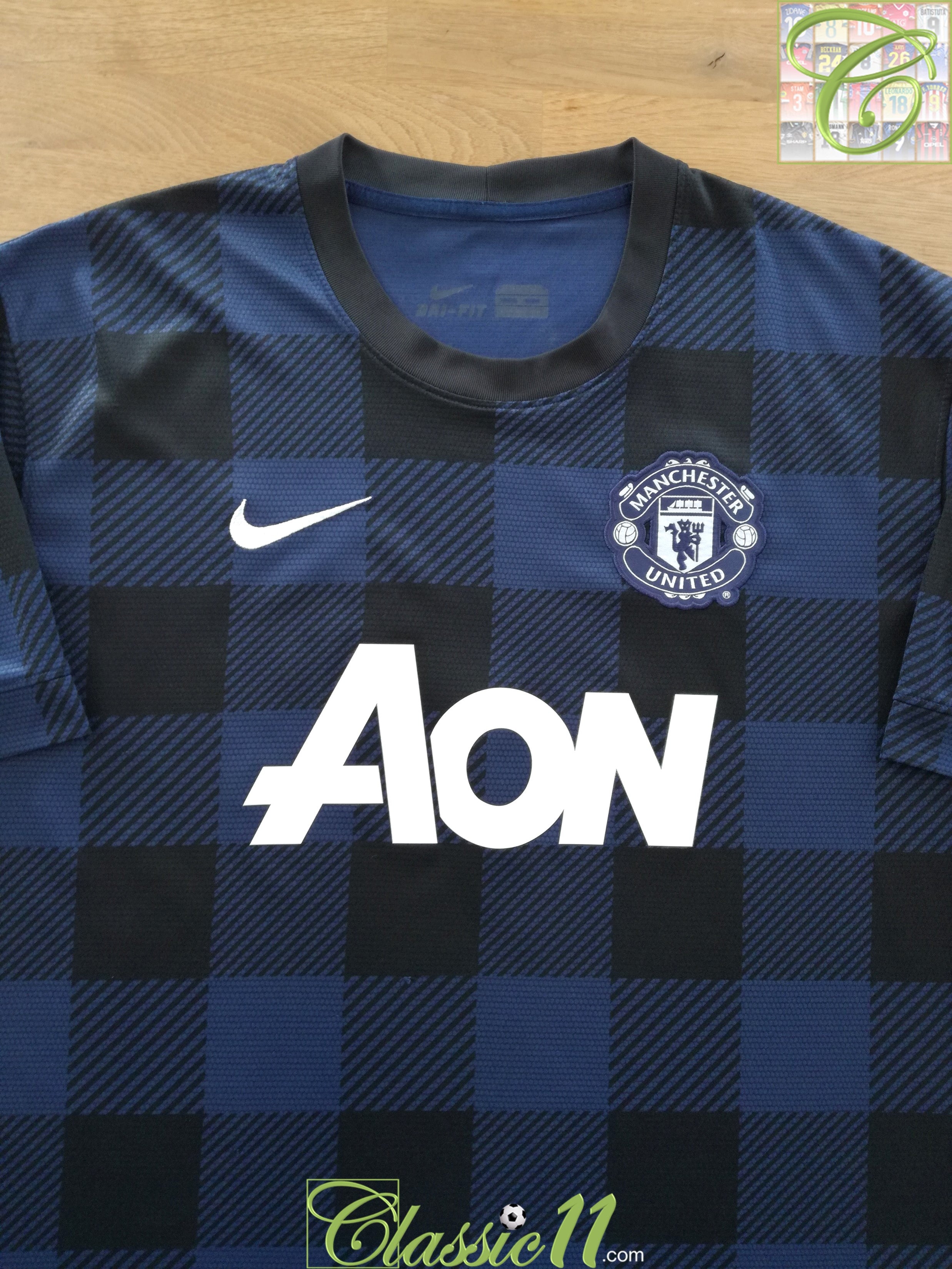 2013/14 Man Utd Away Football Shirt