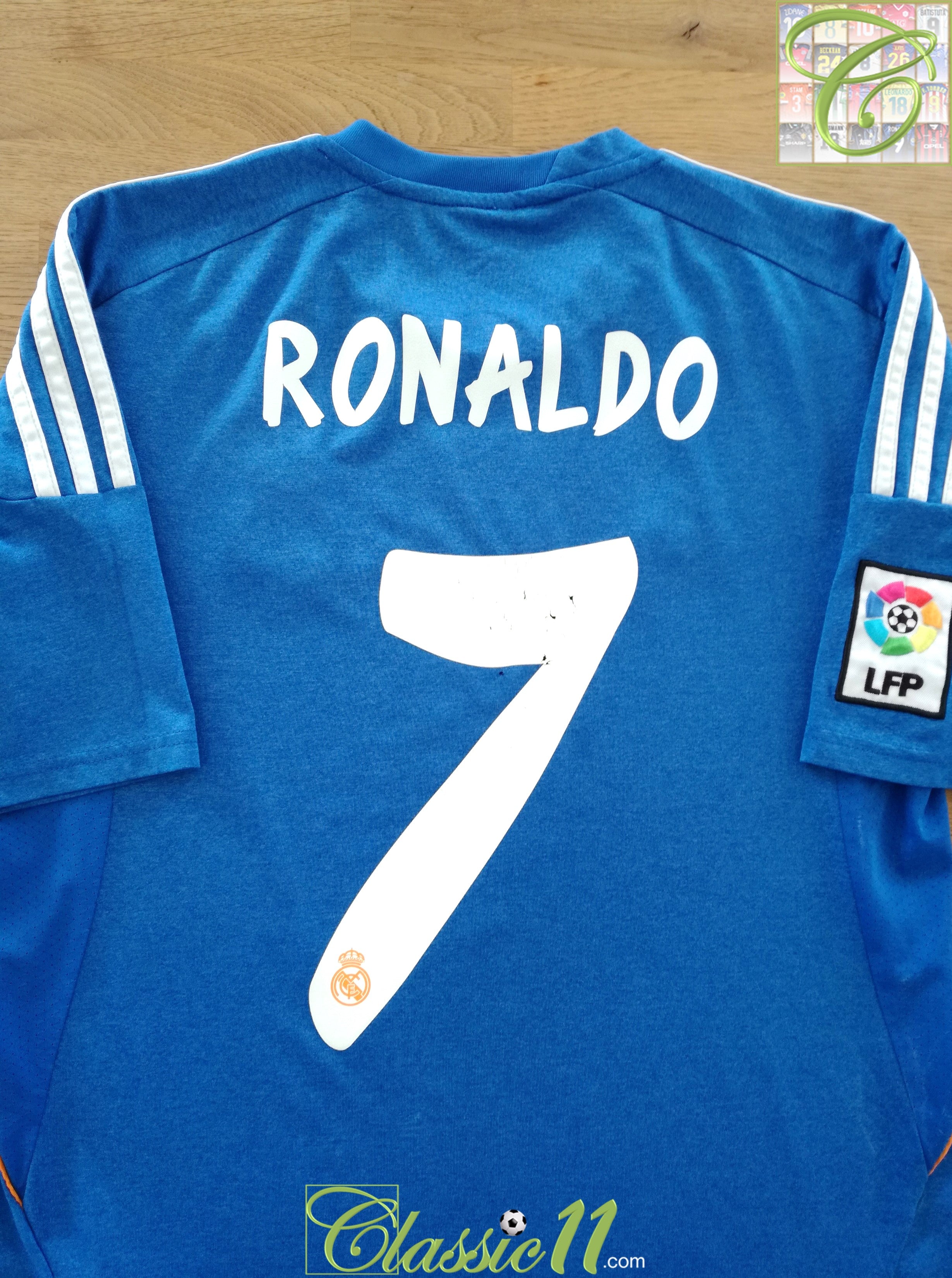 2013/14 Real Madrid Away La Liga Football Shirt Ronaldo #7 (S)