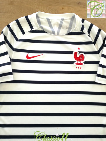 2018 France Pre-Match Football Shirt