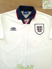 1993/94 England Home Football Shirt