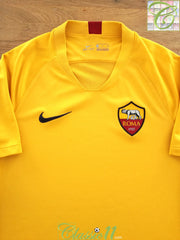 2019/20 Roma Football Training Shirt - Gold (S)