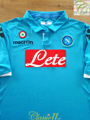 2014/15 Napoli European Home Football Shirt