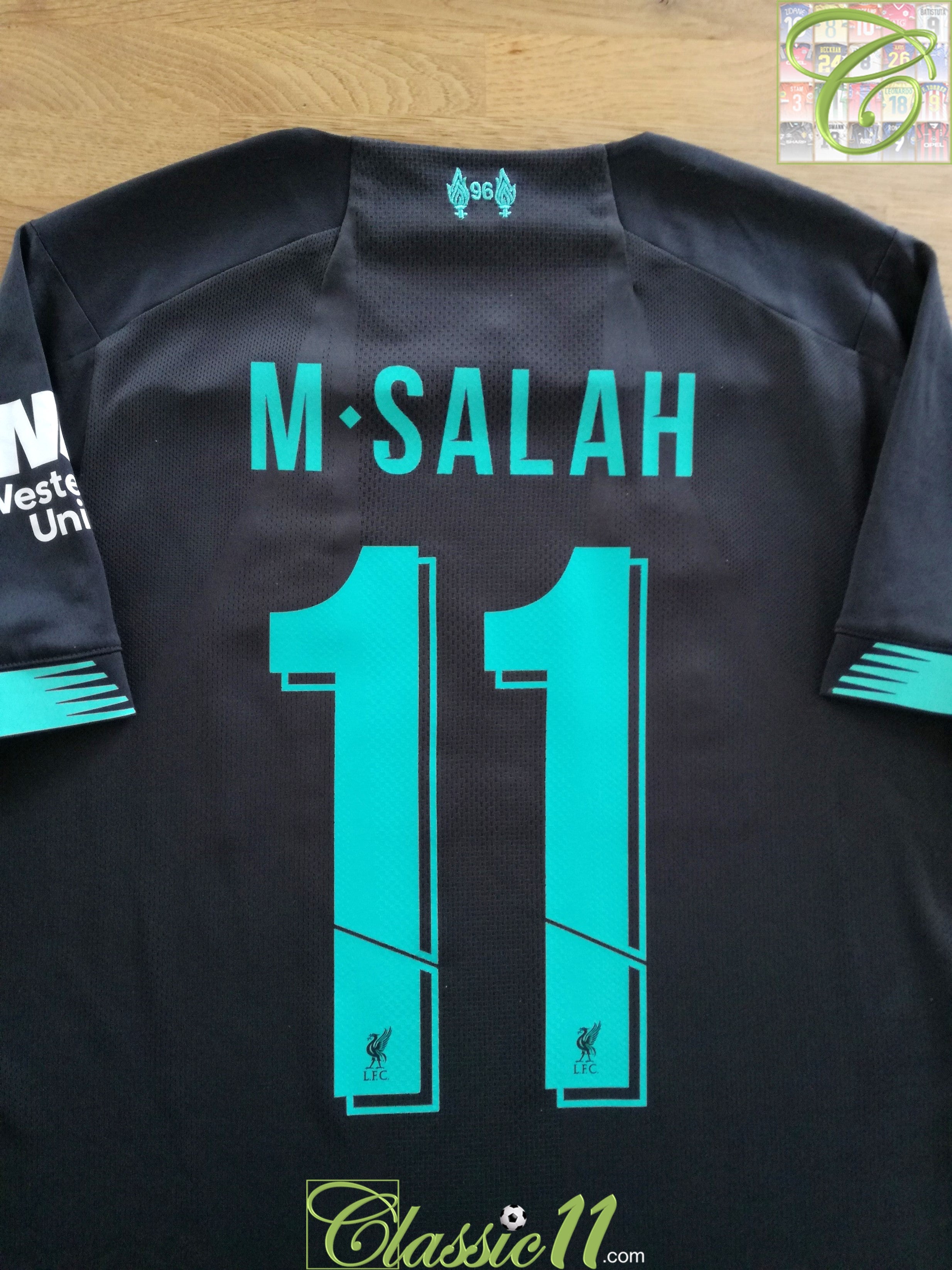 2019/20 Liverpool 3rd Football Shirt Salah #11 Old Soccer Jersey