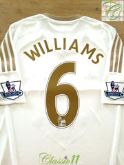 2015/16 Swansea City Home Premier League Football Shirt Williams #6