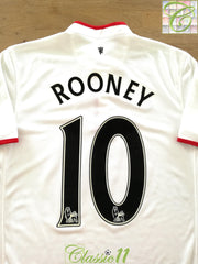 2012/13 Man Utd Away Premier League Football Shirt Rooney #10