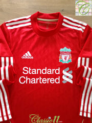 2010/11 Liverpool Home TechFit Long Sleeve Football Shirt