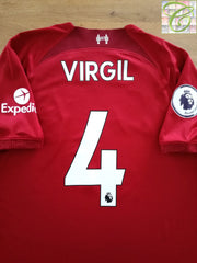 2022/23 Liverpool Home Premier League Football Shirt Virgil #4 (XL)