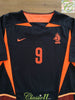 2002/03 Netherlands Away Player Issue Football Shirt v.Nistelrooy #9 (M)