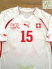 2010/11 Switzerland Away Football Shirt Hakan Yakin #15 (L)