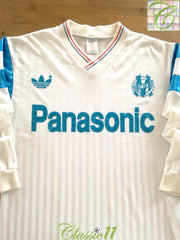 1989/90 Marseille Home Football Shirt. (S)