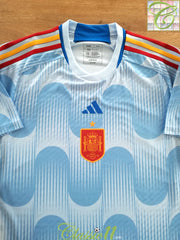 2022/23 Spain Away Authentic Football Shirt