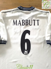 1997/98 Tottenham Home Premier League Football Shirt Mabbutt #6
