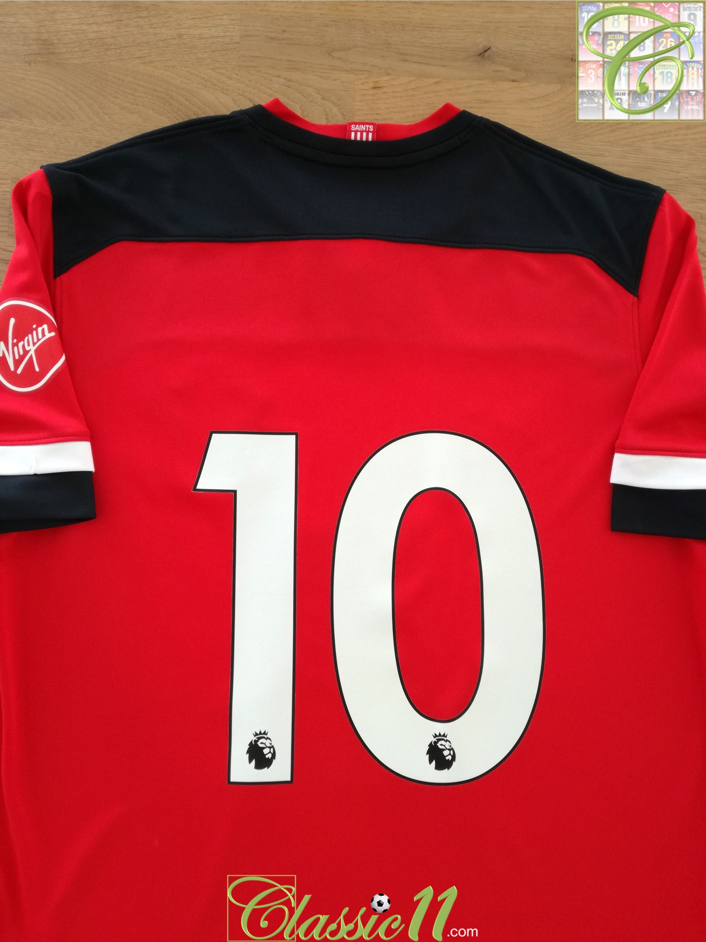2019/20 Southampton Home Premier League Football Shirt #10