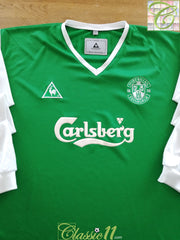 2002/03 Hibernian Home Long Sleeve Football Shirt