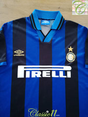 1995/96 Internazionale Home Football Shirt