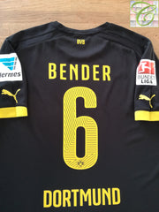 2014/15 Borussia Dortmund Away Bundesliga Football Shirt Bender #6