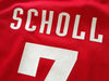 2000/01 Bayern Munich Home Champions League Football Shirt Scholl #7 (XL)