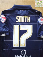 2014/15 Leeds United Away Body Fit Football League Shirt Smith #17
