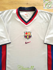 1998/99 Barcelona Away Football Shirt
