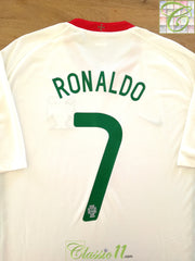2008/09 Portugal Away Football Shirt Ronaldo #7